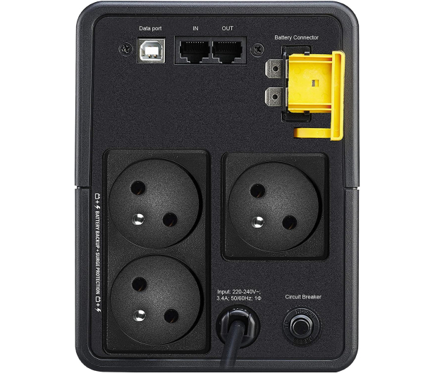 APC Back-UPS (750VA/410W, 4x FR, USB, AVR) - 592555 - zdjęcie 2